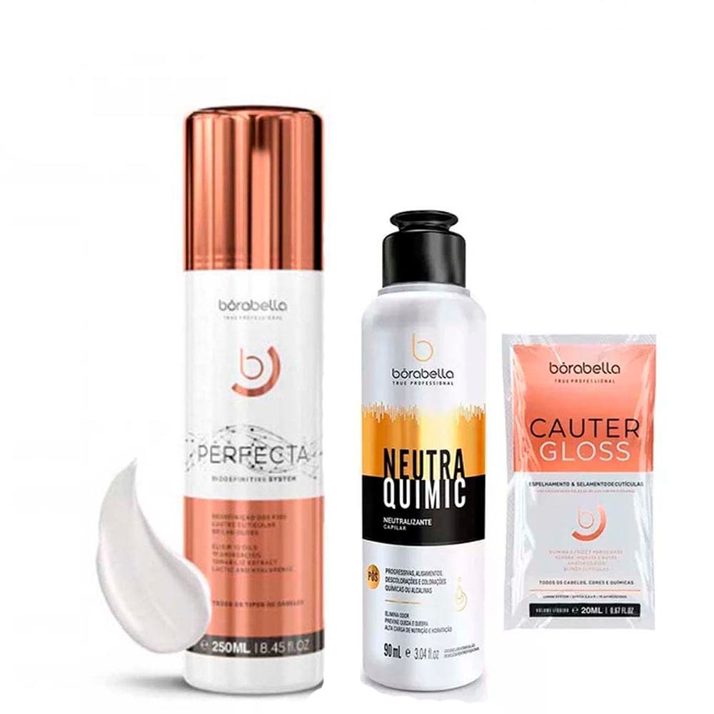 Kit Progressiva Perfecta 250ml e Neutraquimic 90ml Borabella