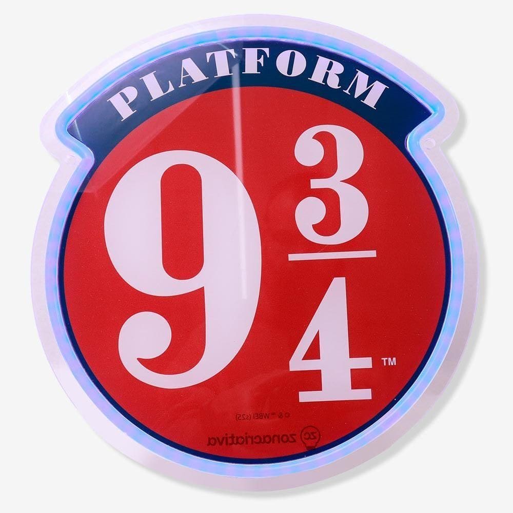Luminária Formato 3d Plataforma 9 ¾ - Harry Potter
