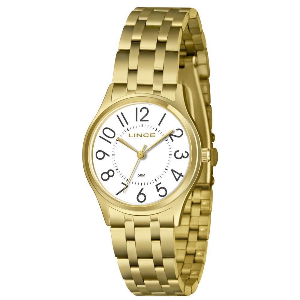 Relógio Lince Feminino Ref: Lrgm041L34 B2Kx Casual Dourado