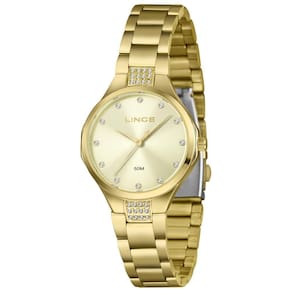 Relógio Lince Feminino Ref: Lrgj181L34 C1Kx Fashion Dourado