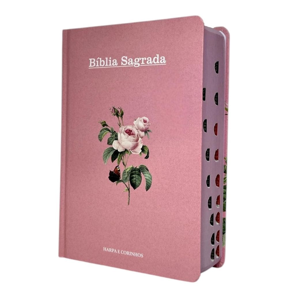 Bíblia Feminina Harpa Coros Índice Letra Hipergigante Capa Dura Pentecostal