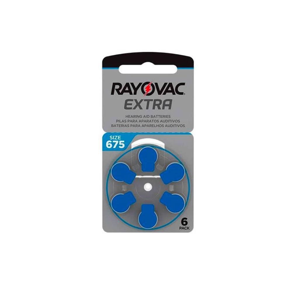 Pilha Auditiva Rayovac E. Adv Act Tam675 Cart 6 Sm-60 [F108]