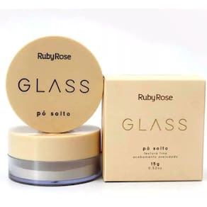 Pó Solto Banana Ruby Rose Linha Glass Textura Fina Aveludado