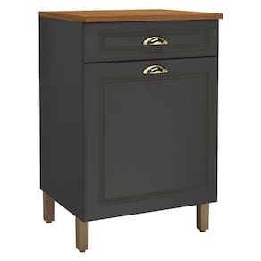 Balcão de Cozinha Firenze 60cm 1 Porta e 1 Gaveta com Tampo MDF - Indékes