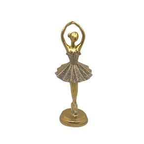 Figura Decorativa Estatueta Bailarina 19 X 7 X 7 Cm - MBLN-10