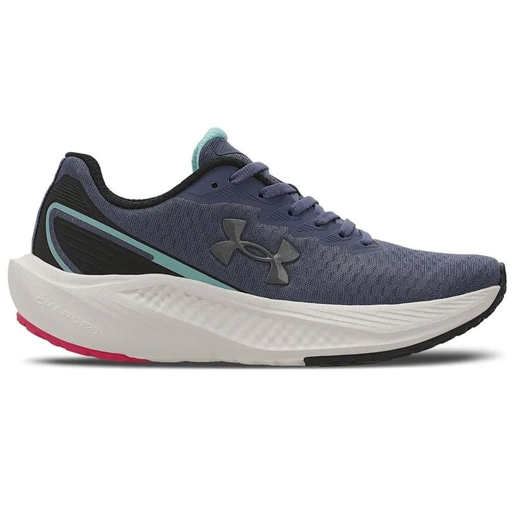 Tênis Under Armour CH Wing 2 Azul Metálico e Pink