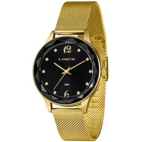 Relógio Lince Feminino Ref: Lrg4826l40 P2kx Casual Mesh Dourado