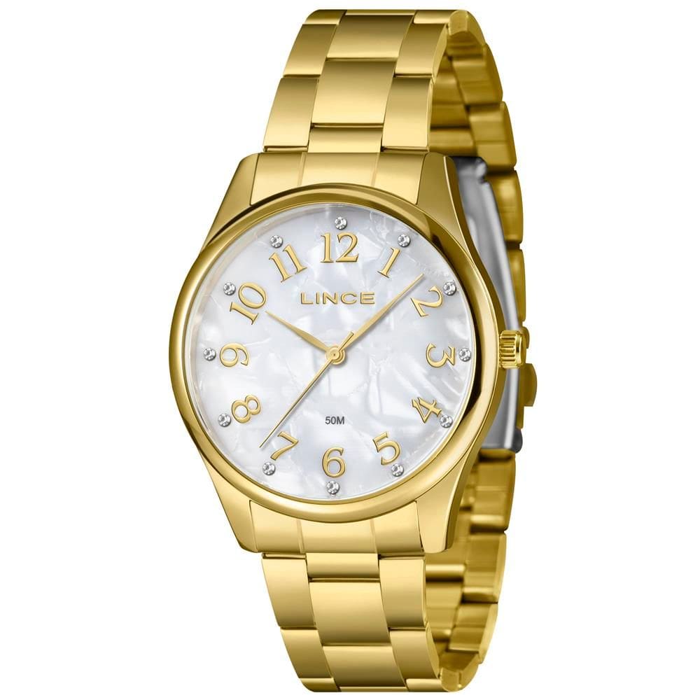 Relógio Lince Feminino Ref: Lrgj177l40 B2kx Casual Dourado