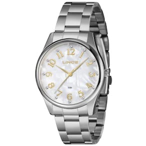 Relógio Lince Feminino Ref: Lrmj177l40 B2sx Casual Prateado