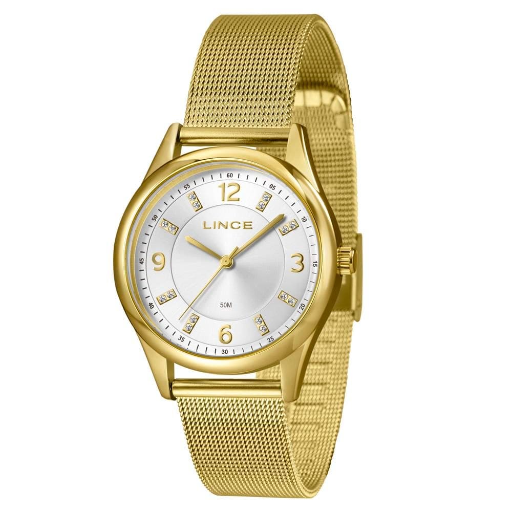 Relógio Lince Feminino Ref: Lrgj178l36 S2kx Casual Mesh Dourado