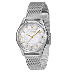 Relógio Lince Feminino Ref: Lrmj178l36 B2sx Casual Mesh Prateado