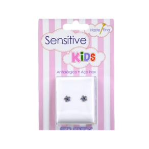 Brinco Studex Sensitive Kids Daisy Azul Safira Sk6399y
