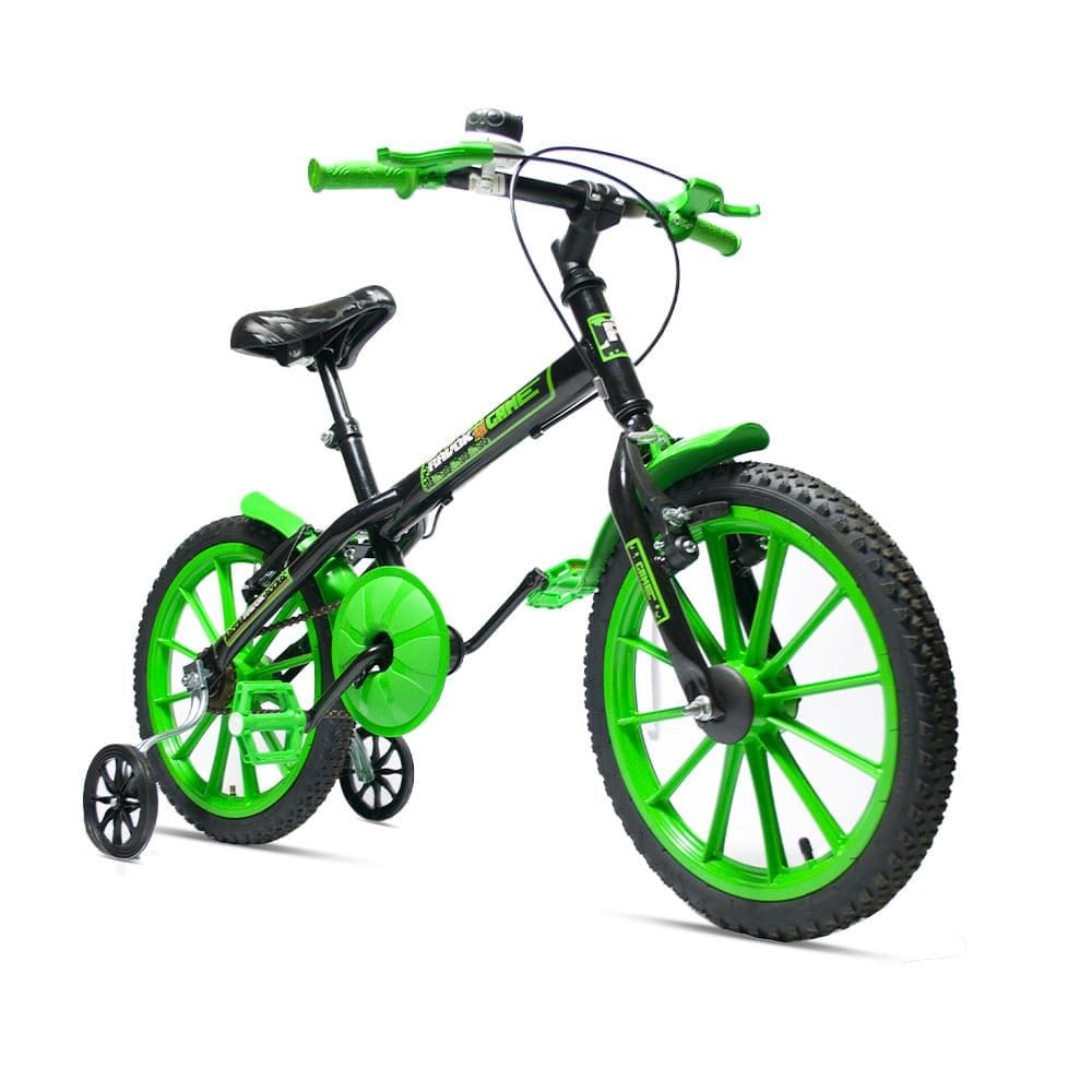 Bicicleta Bike Infantil Aro 16 Ravok com Rodinhas 3 a 7 Anos