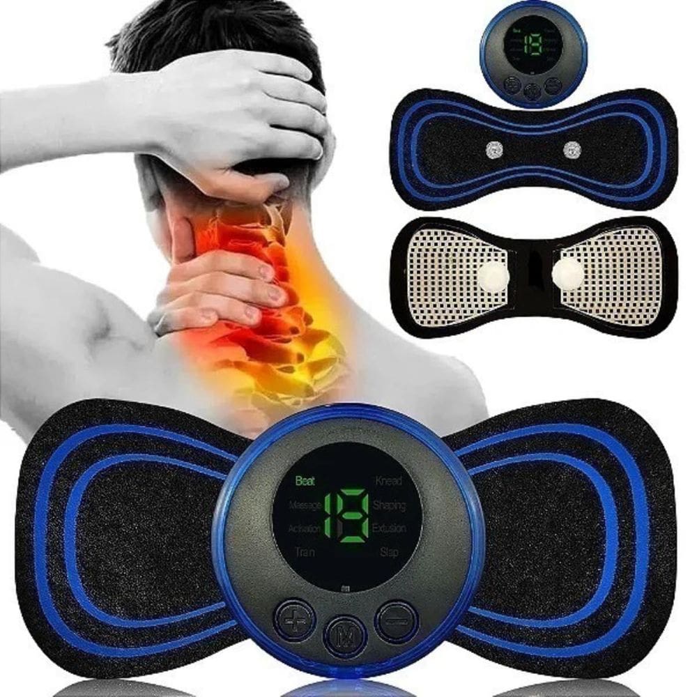Kit 3 Massageadores Elétricos Usb Para Tensão No Pescoço