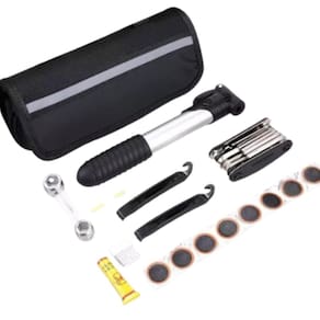 Kit De Ferramentas Para Bicicleta Com Bomba De Ar Portátil.