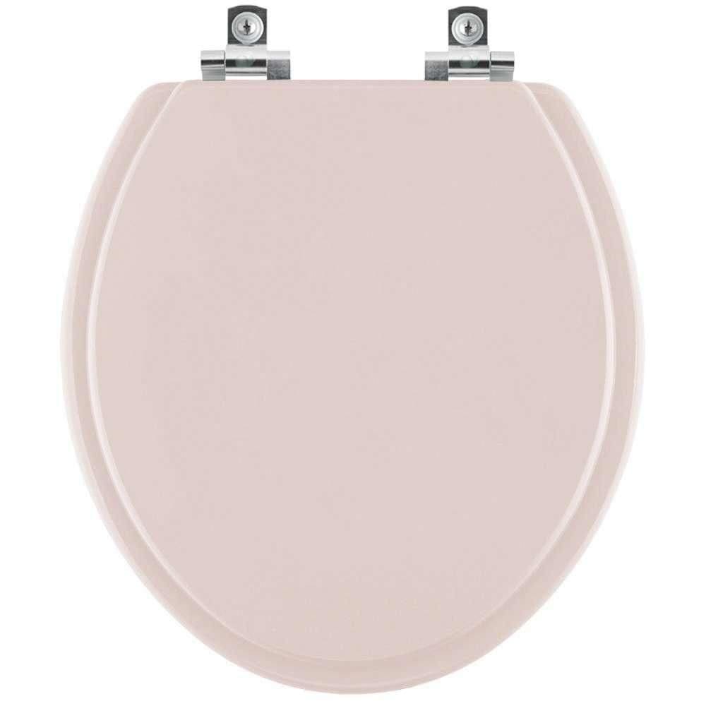 Assento Sanitário Com Fechamento Lento Convencional Oval Salmao Para Vaso Icasa