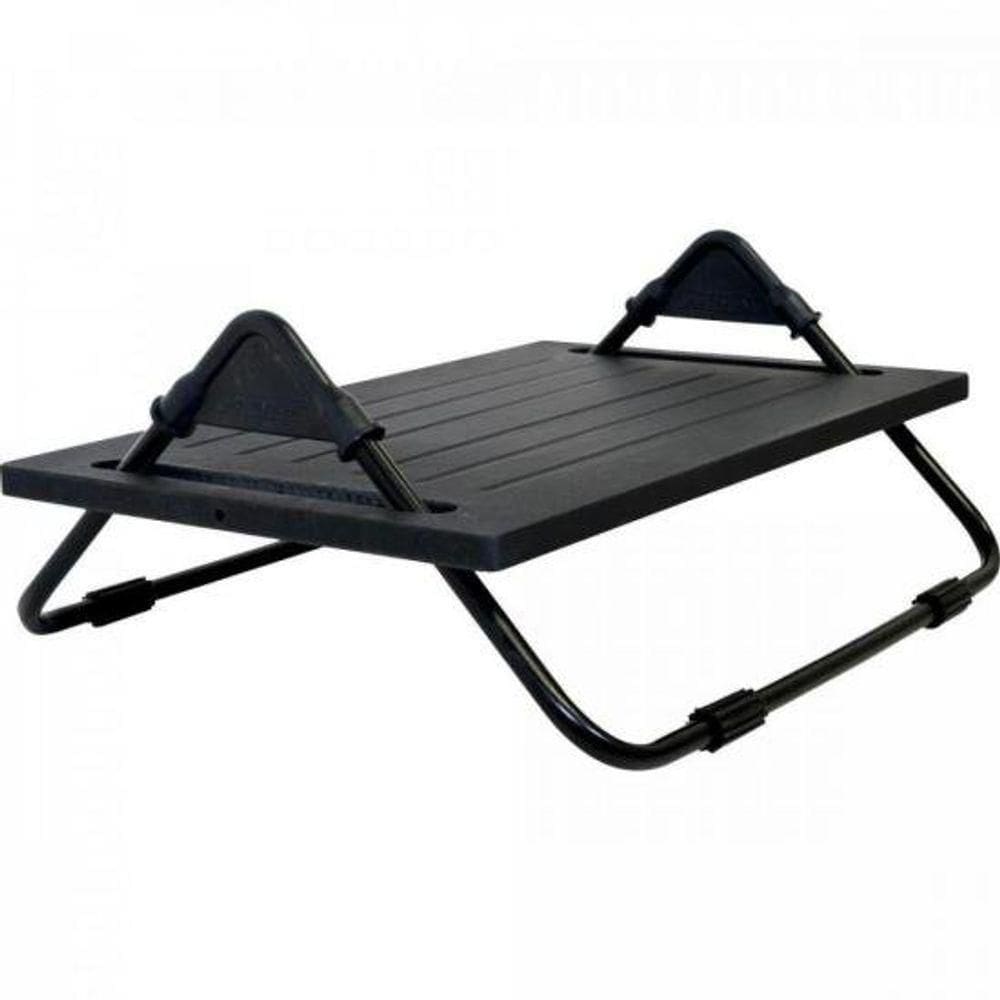 Apoio Para Pés Mdf Preto Multivisão