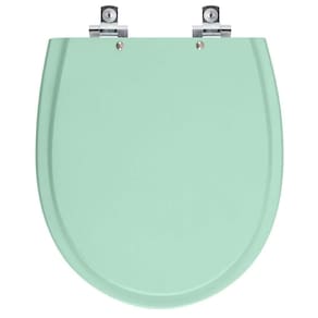 Assento Sanitário Soft Close Polo Verde Agua Para Vaso Hervy