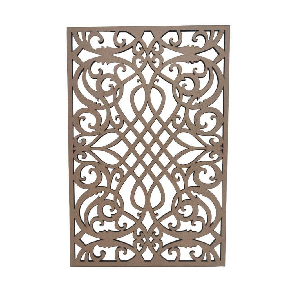 Divisor De Ambiente Em Mdf 3mm Natural Modular 29x19 Cm [f031]