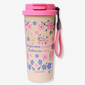Copo Baker Motivacional Floral - Zonacriativa