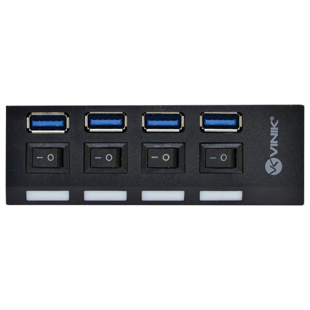 Hub Usb 4 Portas Com Interruptor Huv-50