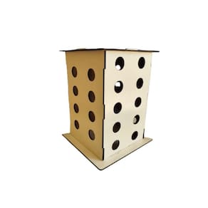 Porta Cápsulas Torre Grande Mdf Branco [f031]