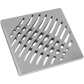 Grelha Para Ralo Pvc Quadrada Cromada 150mm - Tigre