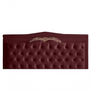 Cabeceira De Cama Painel Barcelona King 195 Cm Retro Capitonê Botão Encapados Suede Bordo Do Lar Móveis
