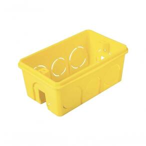 Caixa Luz Tramontina 4x2 Pvc Amar 57500-041 Com 25 Peças