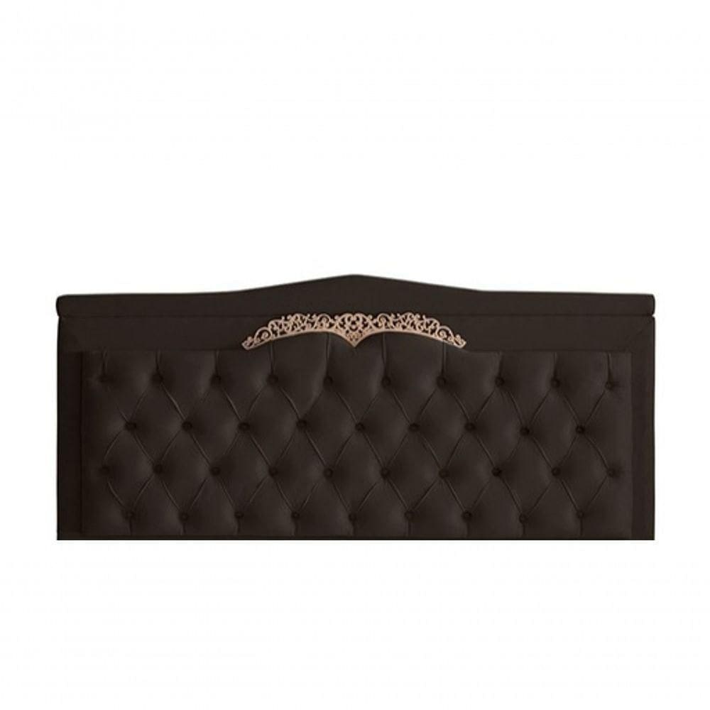 Cabeceira De Cama Painel Barcelona King 195 Cm Retro Capitonê Botão Encapados Suede Marrom Do Lar Móveis