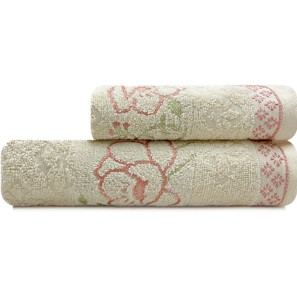 Jogo de Toalhas de Banho Karsten 100% Algodão 2 Peças Yuna