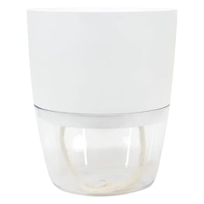 Vaso Acqua Autoirrigável (12x14) Cor Branco VASART
