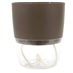 Vaso Acqua Autoirrigável (12x14) Cor Taupe VASART