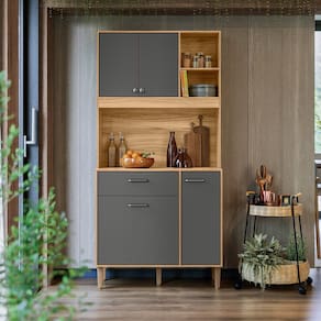 Cozinha Compacta Erva Doce 90cm Freijó Chumboo Nicioli