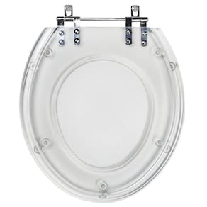 Assento Sanitário Aries Transparente Para Vaso Eternit