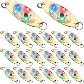 Iscas de pesca LED Skylety Flasher Bass Halibut Saltwater (5)