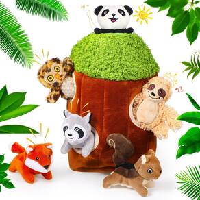 Brinquedos de esconde-esconde para cães Skylety, 7 peças para cães pequenos e médios