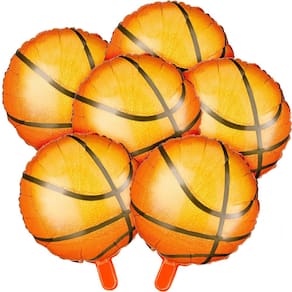 Conjunto de balões de basquete Skylety 46cm Aluminium Foil x6