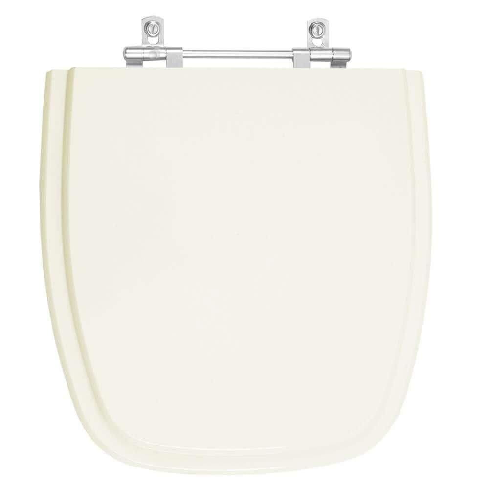 Assento Sanitário Poliester Angra Bege Claro Para Vaso Logasa
