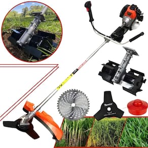Roçadeira com Enxada Capinadeira a Gasolina Importway 5x1 de 3hp 63cc Maquina de Roçar & Capinar Estilo Vonder, Garthen, Nagano, Nakasaki