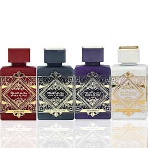Conjunto de perfume para presente Lattafa Bade`e Al Oud unissex 100 ml x 4