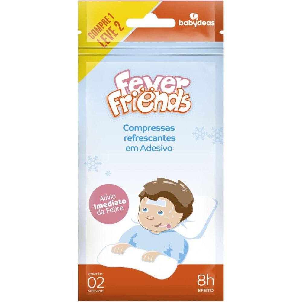 4X Fever Friends - Compressas Infantis 2 Em 1 - Babydeas