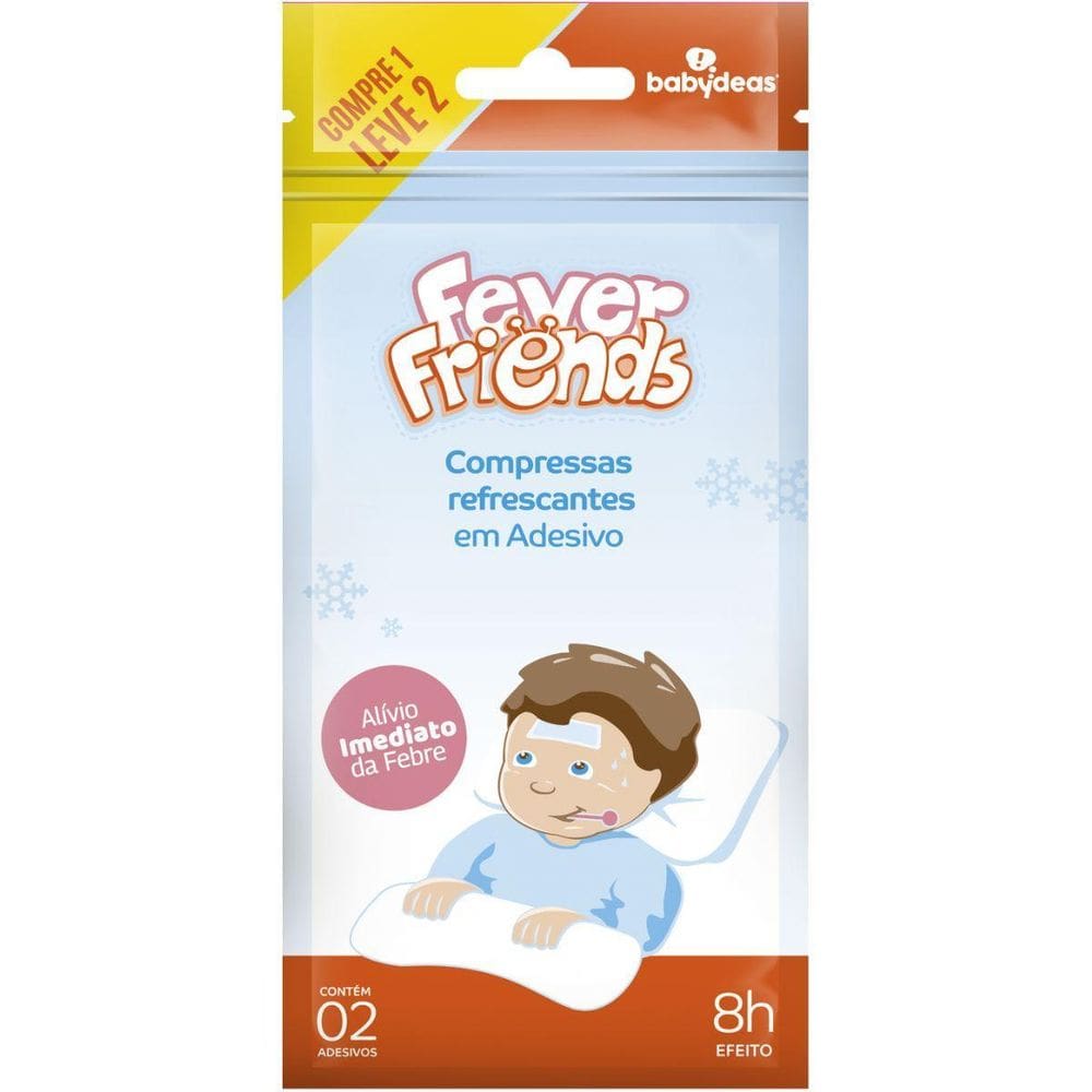 4X Fever Friends - Compressas Infantis 2 Em 1 - Babydeas