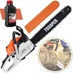 Motosserra A Gasolina 52cc Sabre 20 Profissional TSAPER com Óleo Toyama 2T Semi Sintetico 500ml