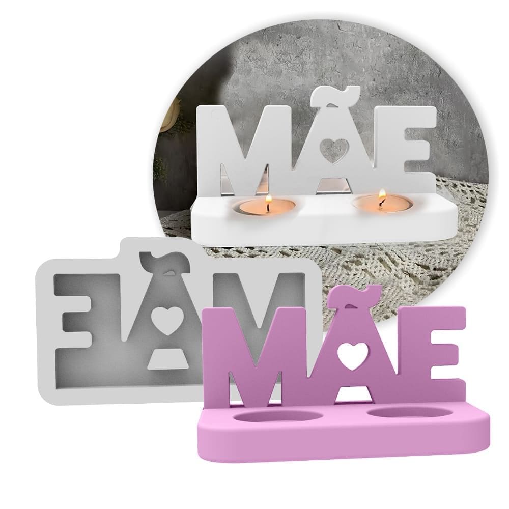 Forma de Silicone Mãe + Base Para Rechaud 