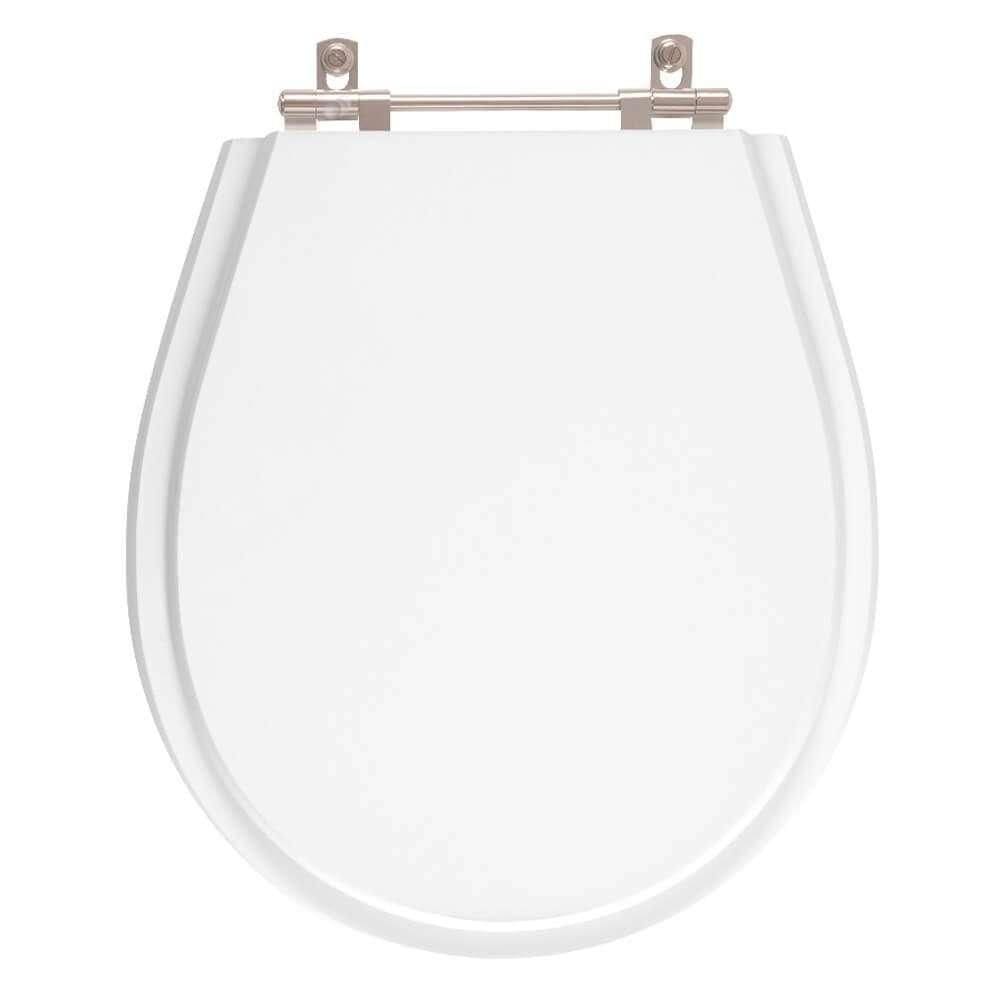 Tampa De Vaso Em Mdf Avalon Branco Para Bacia Ideal Standard