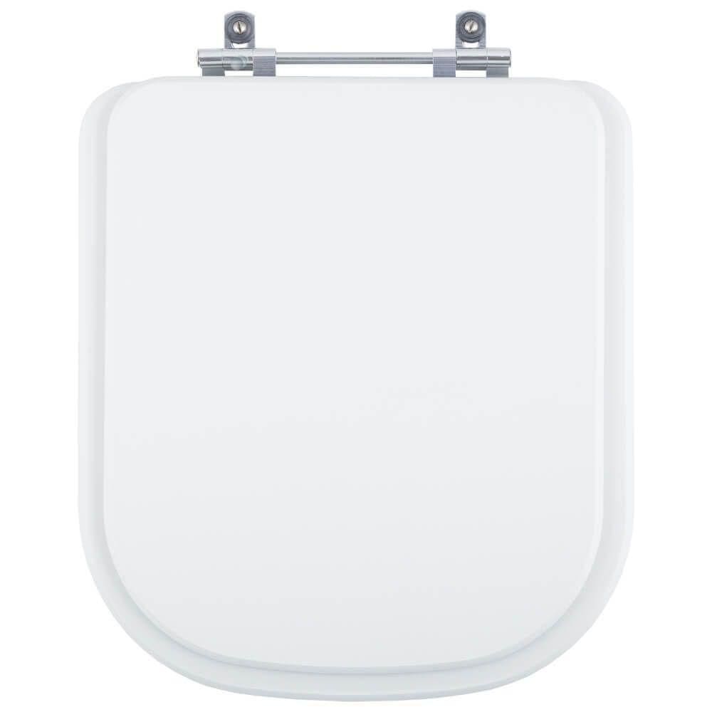 Tampa De Vaso Poliéster Axis Branco Para Bacia Deca 6lpf