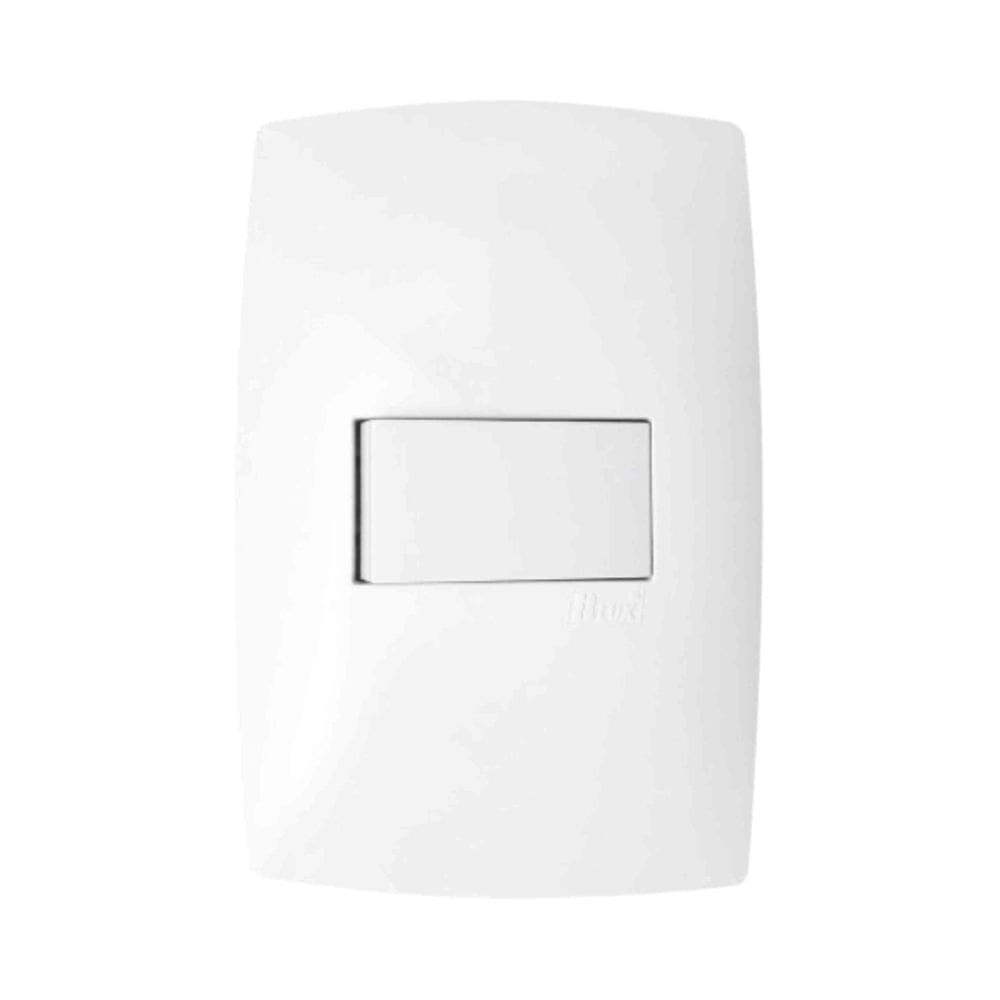 Conjunto Interruptor Simples Com Placa Home