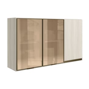 Armario Aereo 3P Vid MDF 120cm Kali 1219764 Bianco Toq Bianco Toq Nicioli