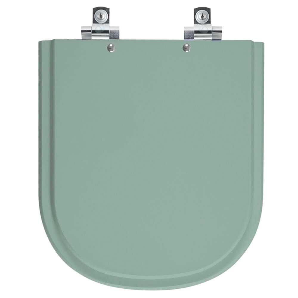 Assento Sanitário Soft Close Flox Verde Claro Para Vaso Fiori